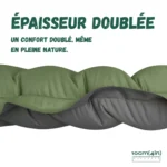 Matelas gonflable 1 personne 10cm confort doublé