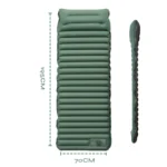 Gonflage matelas camping pompe à pied intégrée