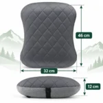 Oreiller gonflable camping – Dimensions 46 × 32 × 12 cm