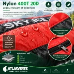 Nylon 400T 20D du sac de couchage chaud