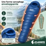 Sac de Couchage 3 Saisons Ultra Confort – Image 2