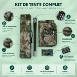 Tente Randonnée 1 Place Ultra Légère – Image 6