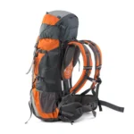 Sac randonnée 70L + 5L orange extensible pour trekking