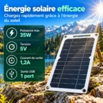 Chargeur Solaire Portable Pour Randonnée – Image 6