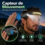 Lampe Frontale LED Rechargeable – Image 4
