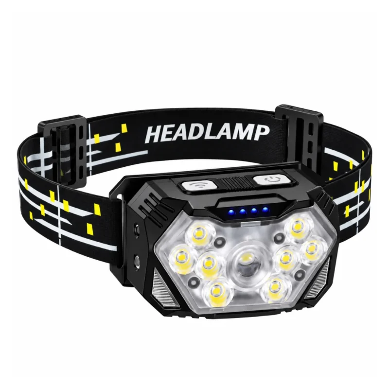 Lampe Frontale Puissante 9 LED