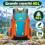 Sac à Dos 40L Randonnée & Camping – Image 5